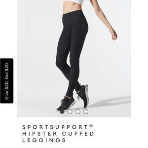 NWT Blanqi Sport support cuffed leggings